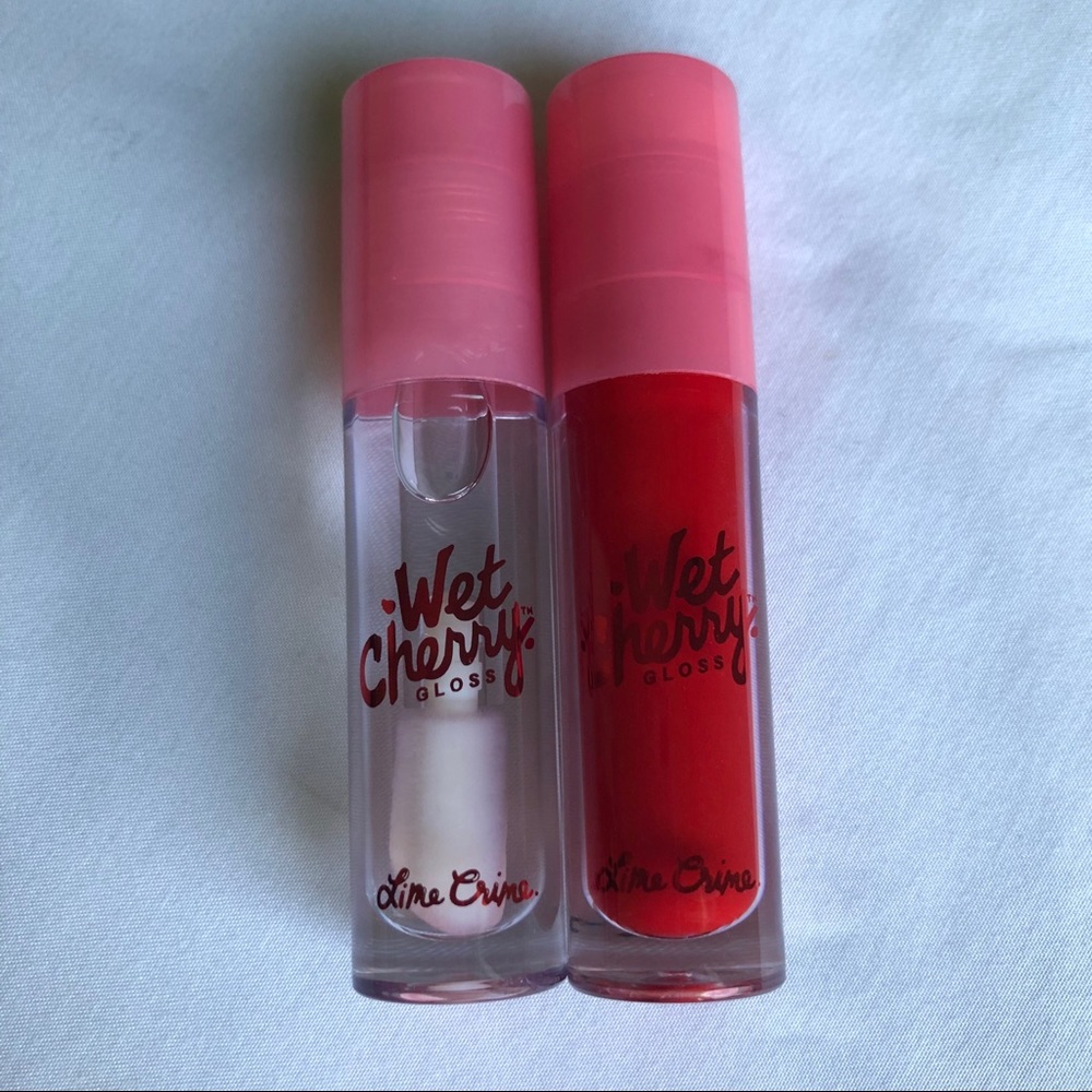 Lime Crime Wet Cherry Gloss Set of 2🍒
